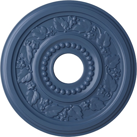 Ekena Millwork Genevieve Ceiling Medallion (Fits Canopies up to 3 1/2"), 16 1/8"OD x 3 1/2"ID x 7/8"P, Americana CM16GNAMF